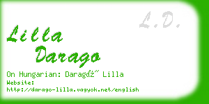 lilla darago business card
